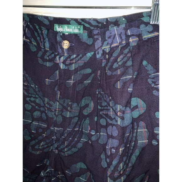 NWT Vintage 90’s Knights Of The Round Table Sz 36 (Measures 32”) Batik Shorts - Picture 2 of 7